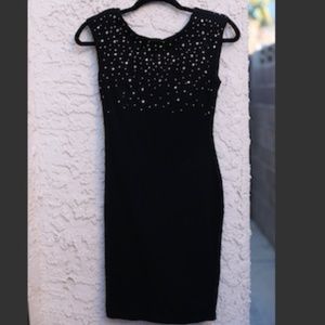 Jeweled Black H&M Bodycon Dress